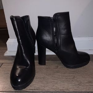 Black Heeled Booties